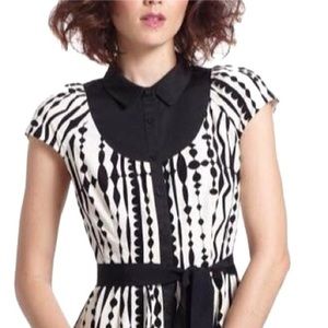 Anthropologie Postmark Harlequin Corduroy Dress